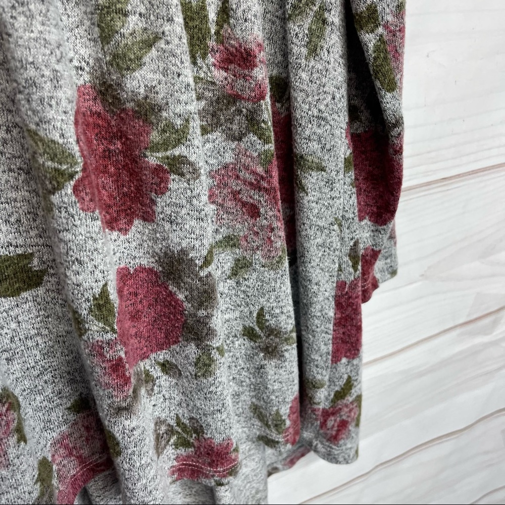 Torrid Super Soft Plush Floral Babydoll Hoodie - Picture 6 of 6
